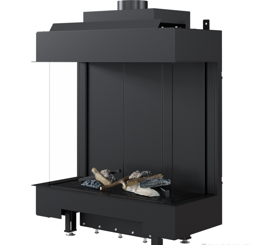 Газовая топка Kratki LEO/LP/76/62/G31/37MBAR, баллонный газ