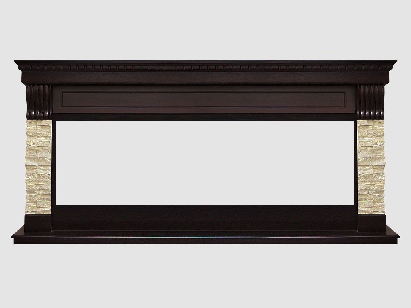 Каминный портал МДФ "DENVER 1870" с биокамином Lux Fire "Фаер Бокс Вега-2" Каминный портал МДФ "DENVER 1870" с биокамином Lux Fire "Фаер Бокс Вега-2" по цене 104 390 руб.