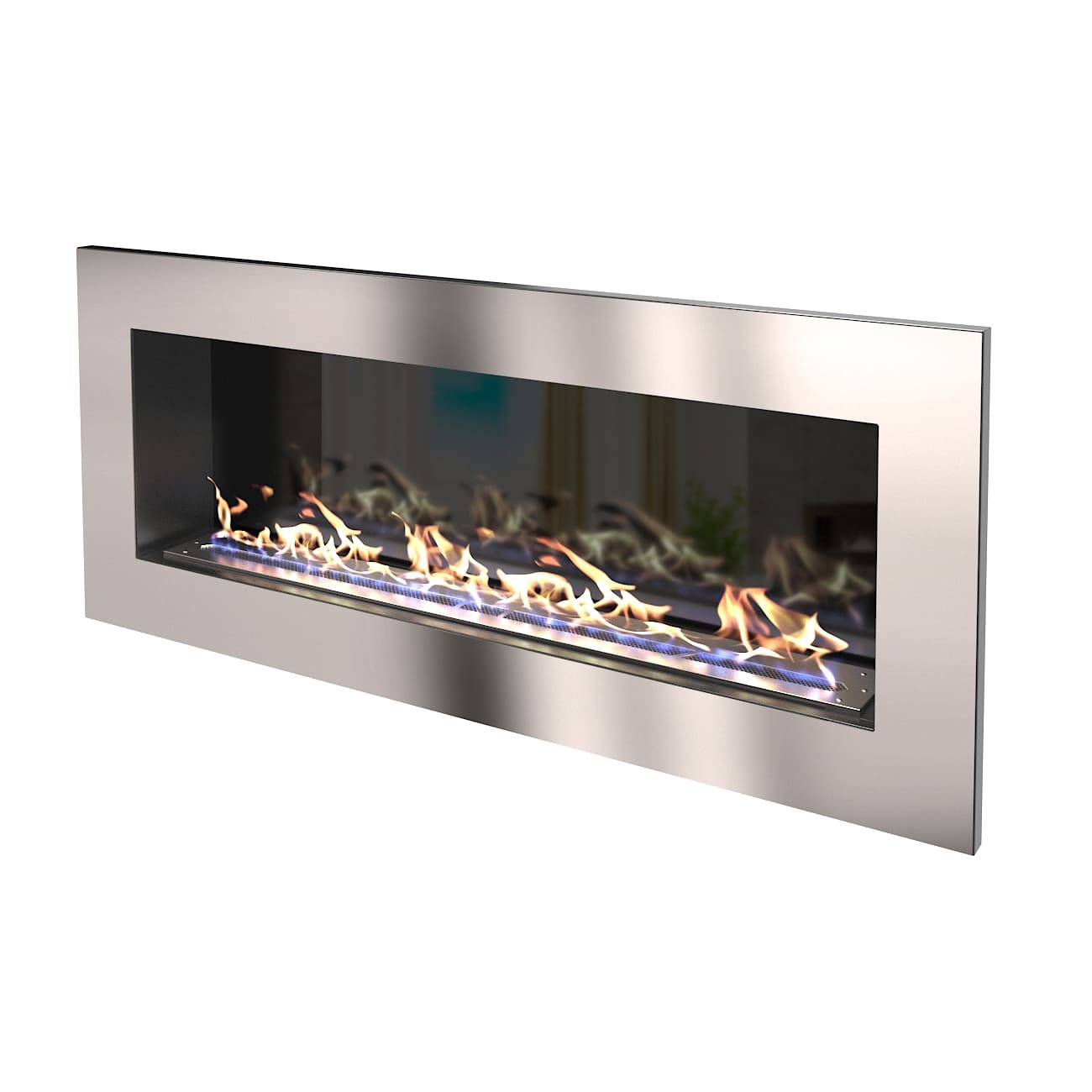 Биокамин "Русский огонь" Хай-тек 1200V встраиваемый с защитным и декоративным стеклом по цене 47 100 руб.