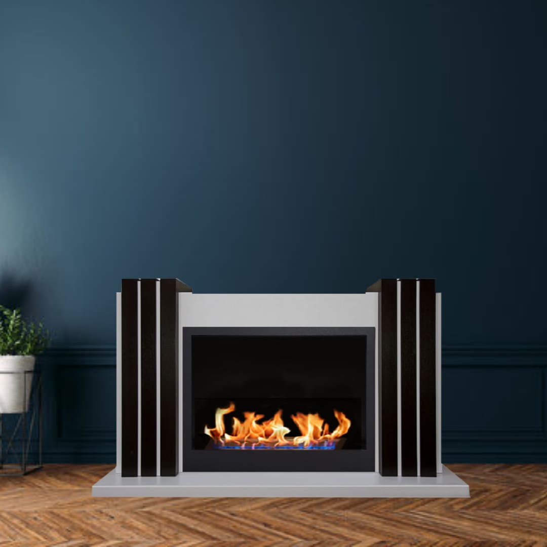 Биокамин в портале "Русский огонь" Манхэттен Нью с защитным и декоративным стеклом по цене 93 600 руб.