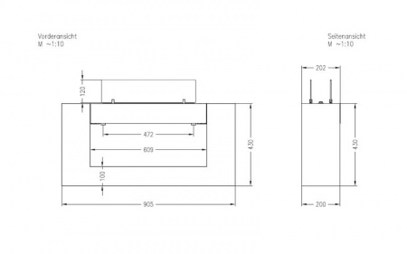 Напольный биокамин Spartherm Ebios-fire Architecture SL Напольный биокамин Spartherm Ebios-fire Architecture SL по цене 130 400 руб.
