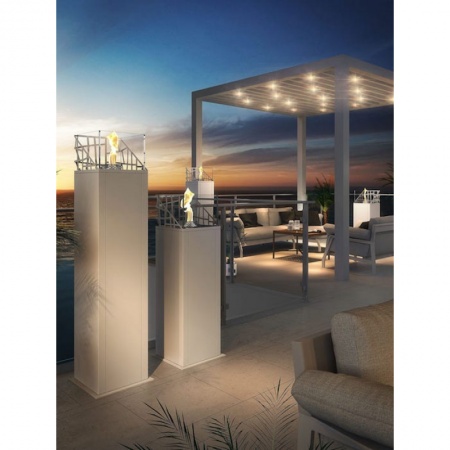 Механический напольный биокамин Decoflame Dubai Square Механический напольный биокамин Decoflame Dubai Square по цене 155 000 руб.