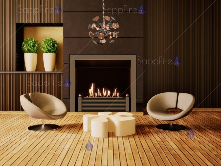 Премиальная Каминная вставка Gold (SappFire) по цене 82 500 руб.