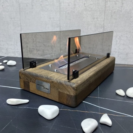 Биокамин "Русский огонь" Heaven Light Oak настольный по цене 28 000 руб.