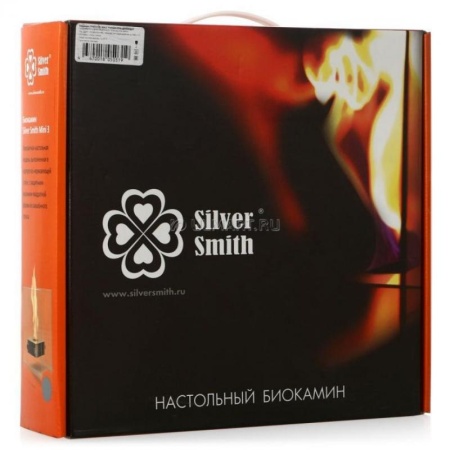 Биокамин настольный Silver Smith Mini 3 Black Edition по цене 11 900 руб.