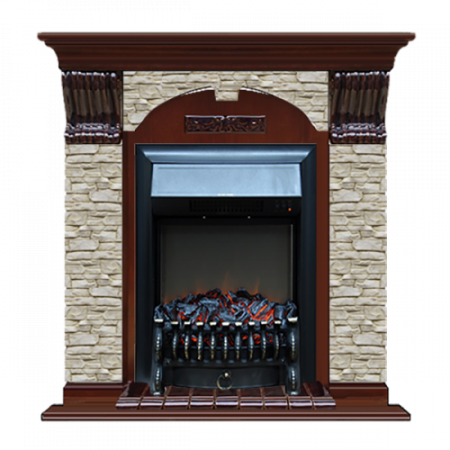 Арочный Грот однотонный (красное дерево)+Fobos Black Арочный Грот однотонный (красное дерево)+Fobos Black