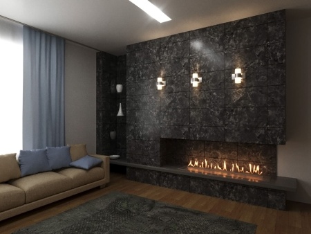 Автоматический биокамин Lux Fire Smart Flame 1700 RC INOX по цене 585 090 руб.